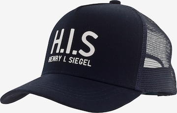 H.I.S Cap in Black: front