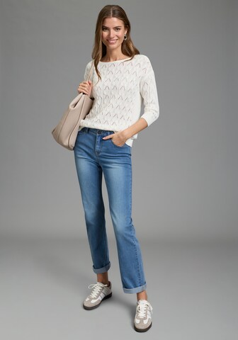 LAURA SCOTT Pullover in Weiß