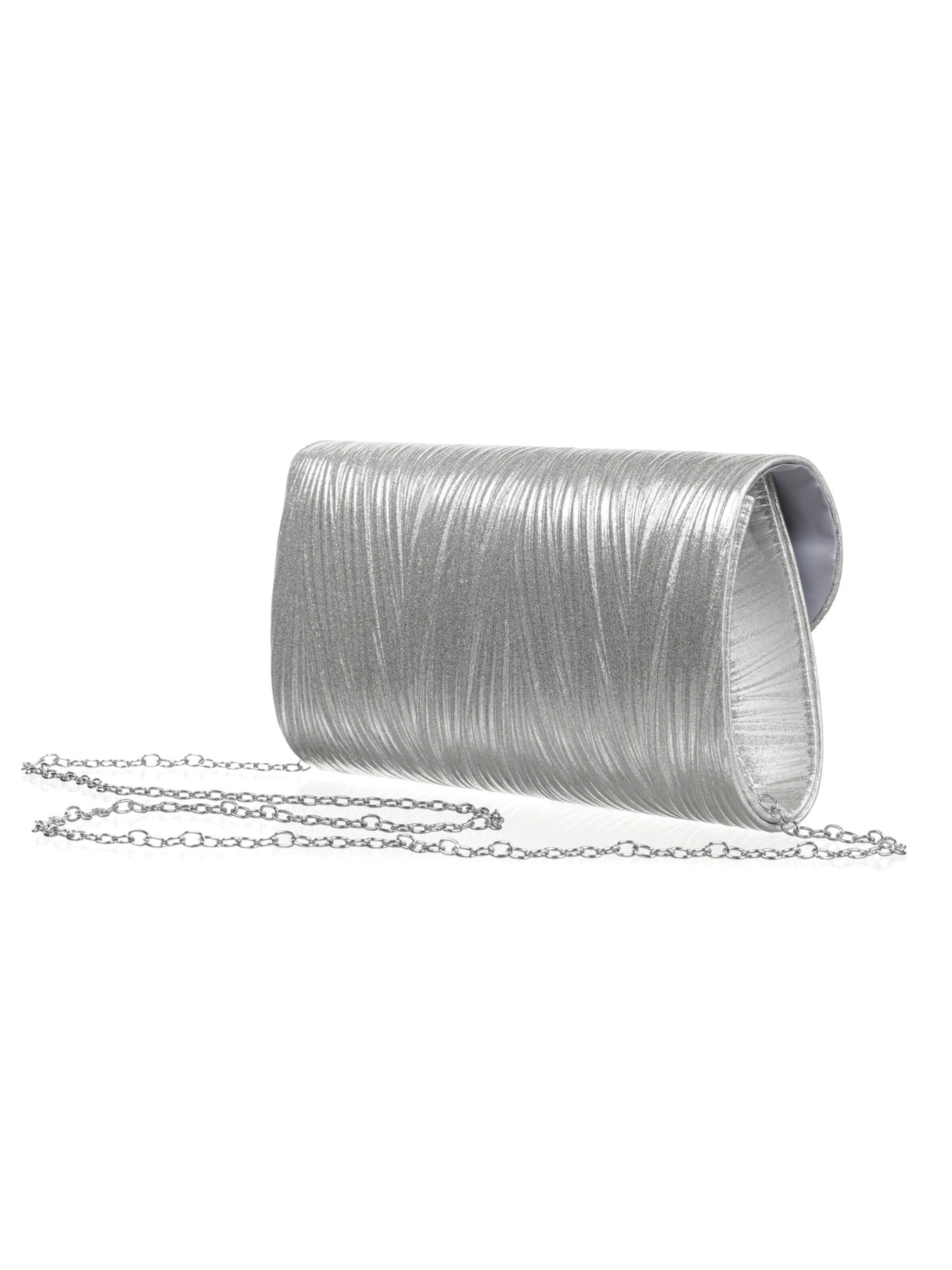 Tomshop24-7 Clutch 'Rovicky Nela' in Silver