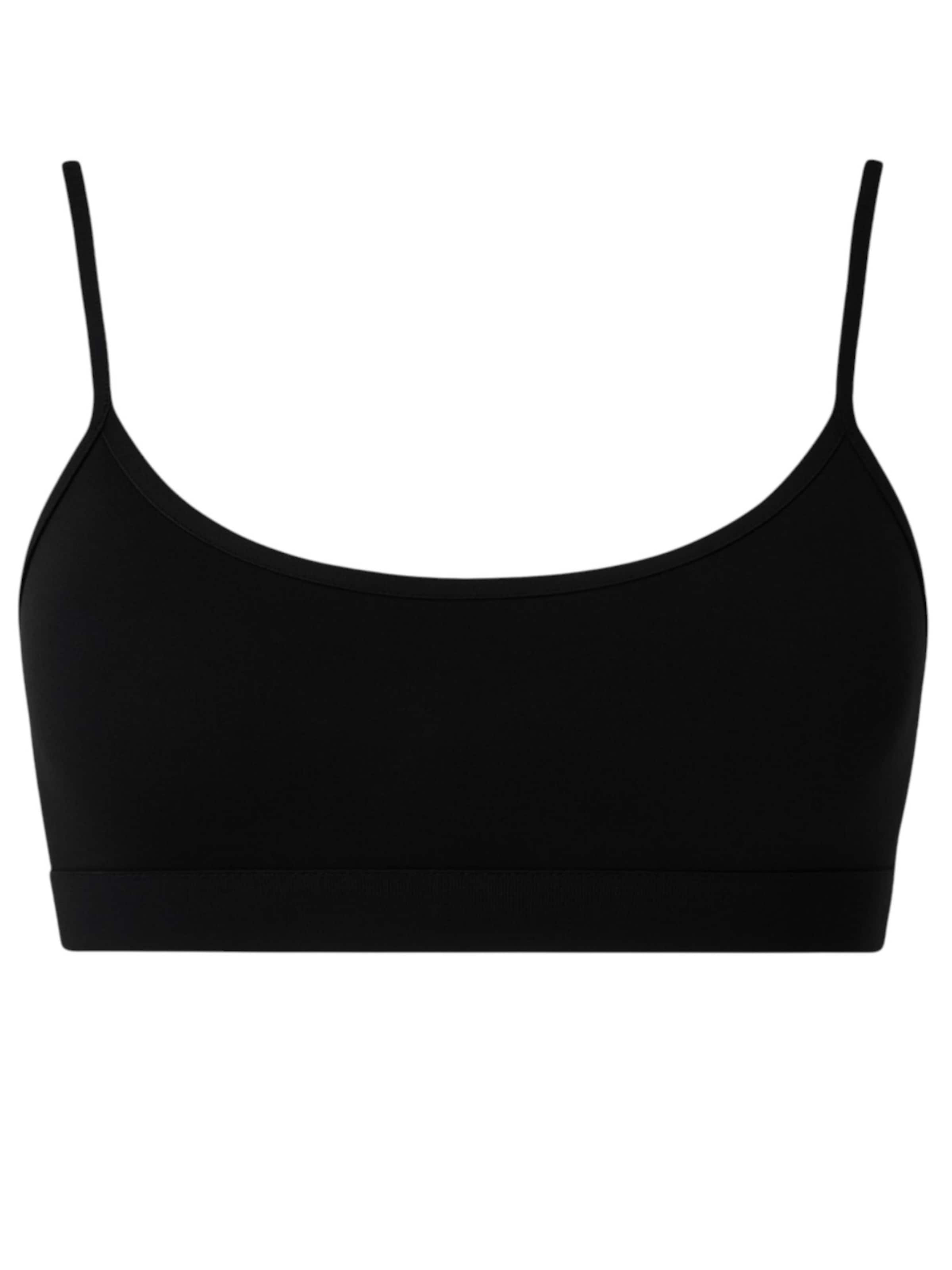 fashionshowcase - Sujetador deportivo 'AURA LITE' en negro: frente