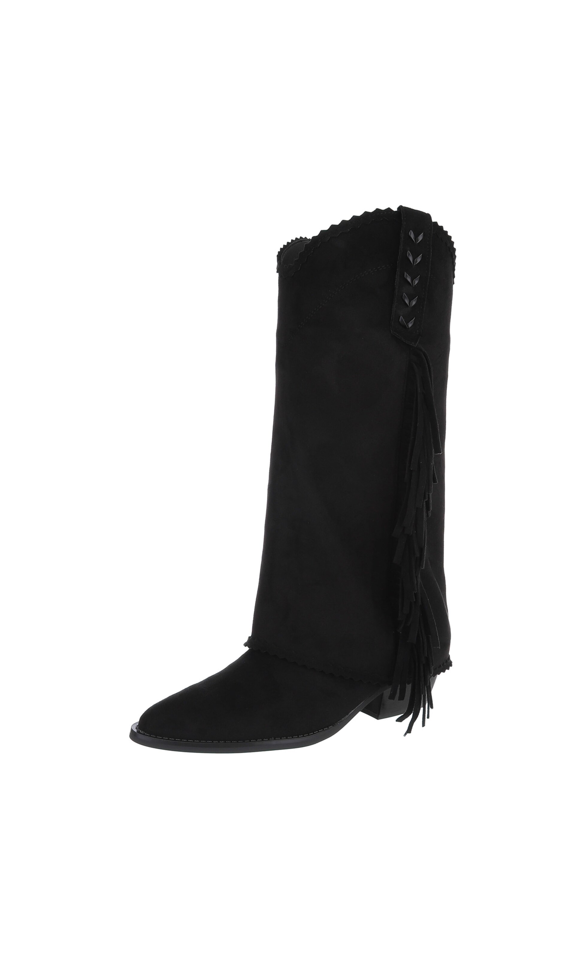 Ital-Design Boots in Schwarz: Vorderseite
