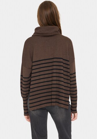 Pull-over 'Grila' SAINT TROPEZ en marron