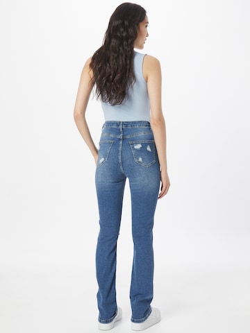 Trendyol جينز ذات سيقان واسعة جينز بلون أزرق