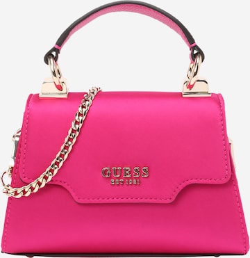 GUESS Τσάντα χειρός 'Velina' σε ροζ: μπροστά