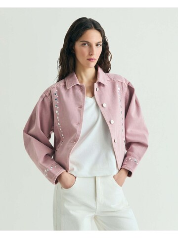 Veste mi-saison Scalpers en rose : devant