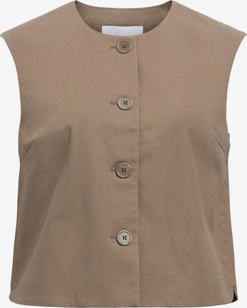 OBJECT - Chaleco en gris: frente