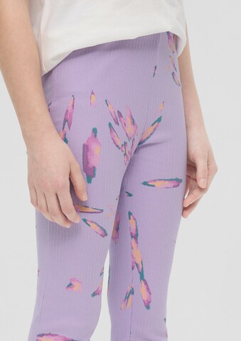 évasé Leggings s.Oliver en violet