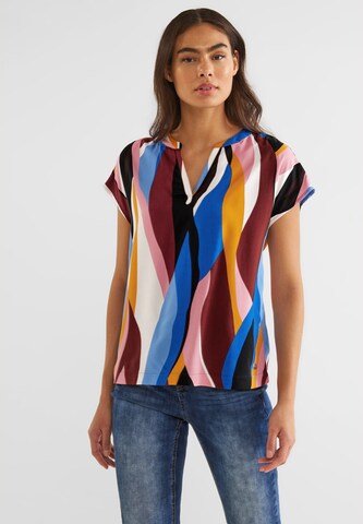 STREET ONE Blouse in Gemengde kleuren: voorkant