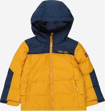 TROLLKIDS Regular fit Outdoor jacket 'Narvik' in Yellow: front