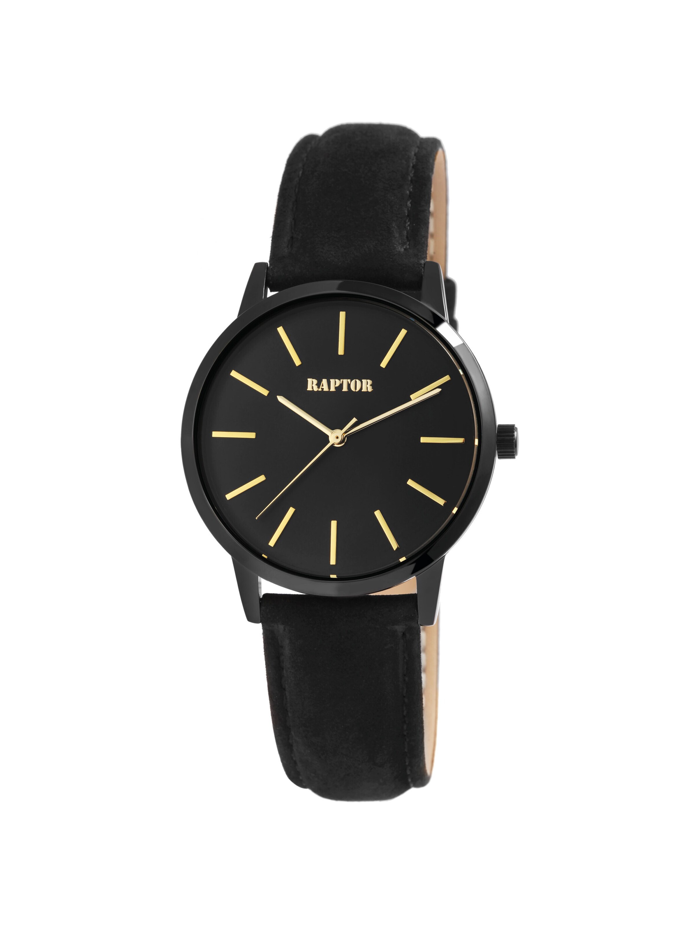 Raptor Analog Watch 'Sunny 3 ATM' in Black