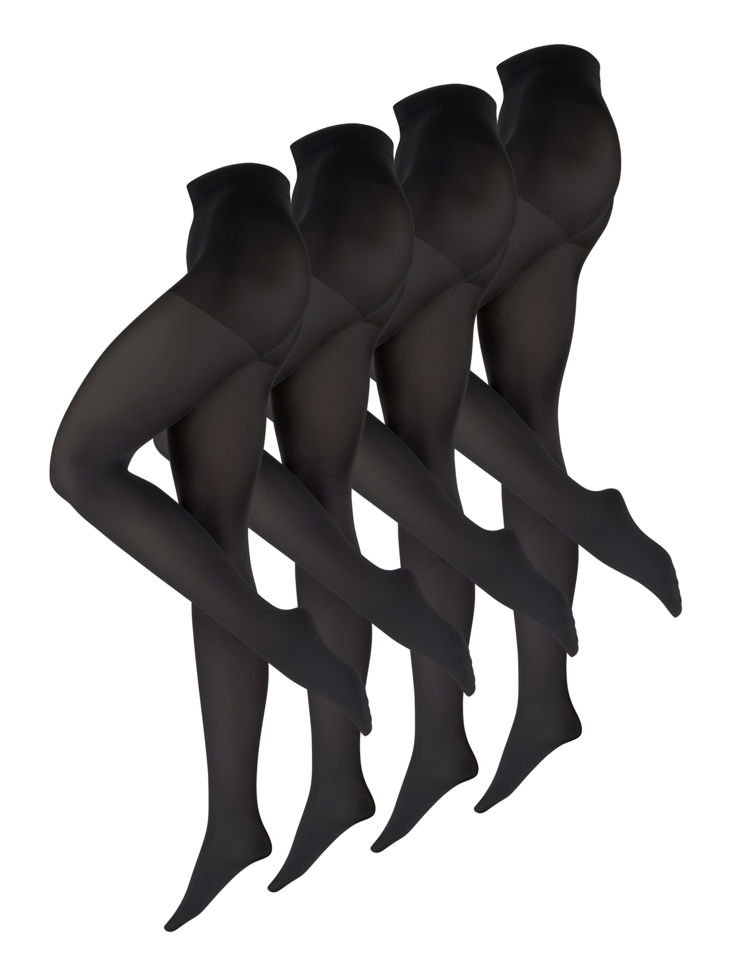 Nur Die Panty's ' Goodbye Laufmaschen ' in Zwart: voorkant