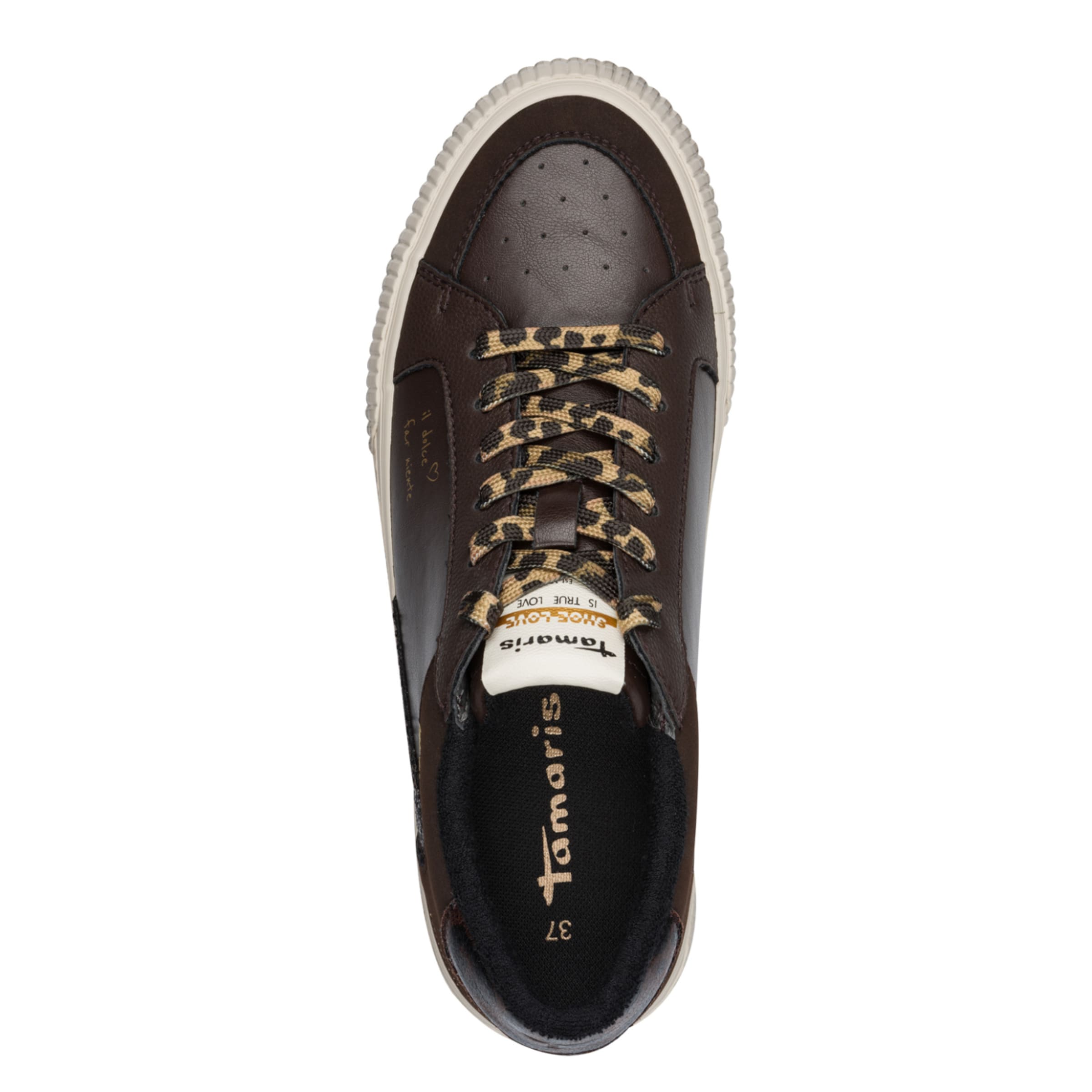 Sneaker bassa di Tamaris in marrone