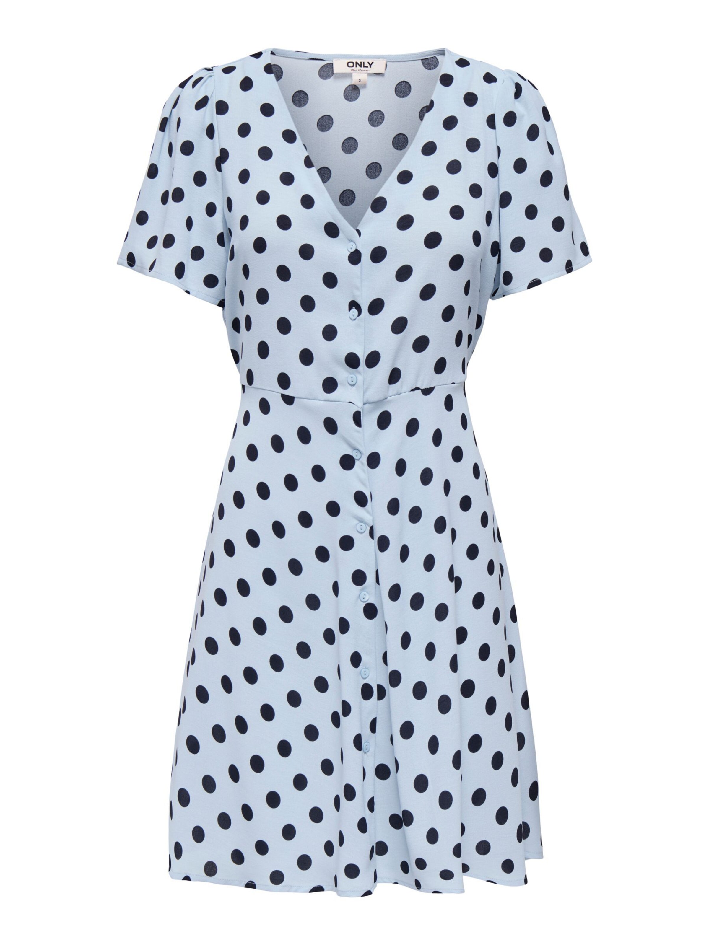 ONLY Robe 'ONLLuca' en bleu pastel / noir, Vue avec produit