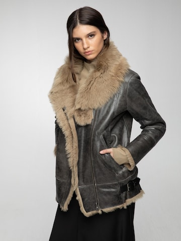 V S P Winter Jacket 'Vesna' in Brown: front
