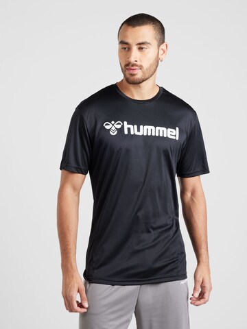 Maglia funzionale di Hummel in nero: frontale