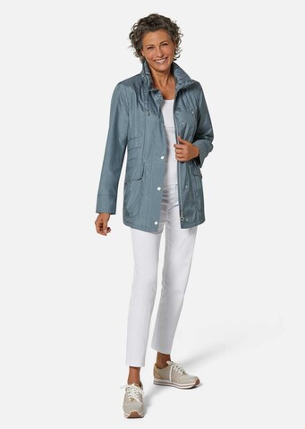 Goldner Jacke in Blau