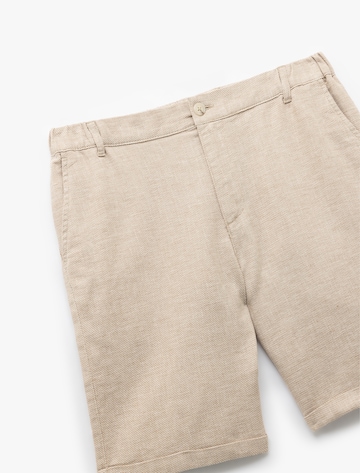 Koton Regular Pants 'Bermuda' in Beige