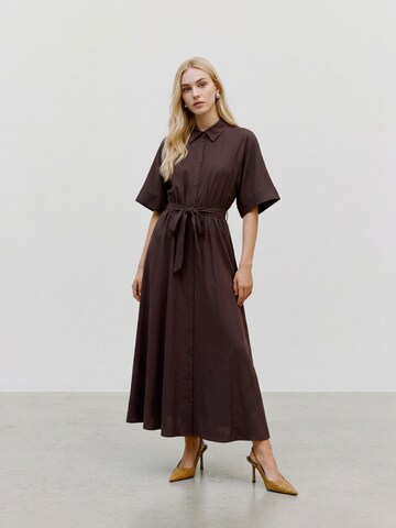 VERO MODA Dress 'VMNOELLA' in Brown: front