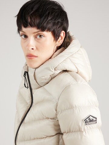 bēšs Superdry Ziemas jaka 'Fuji'