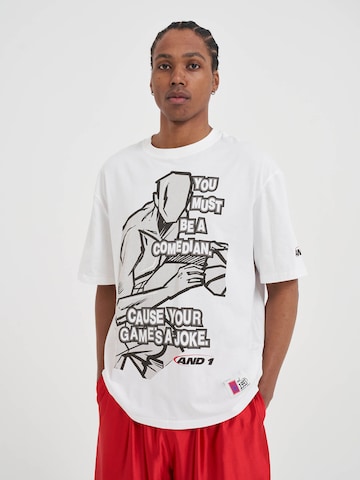 AND1 Paita 'Core Comedian' värissä valkoinen: etupuoli