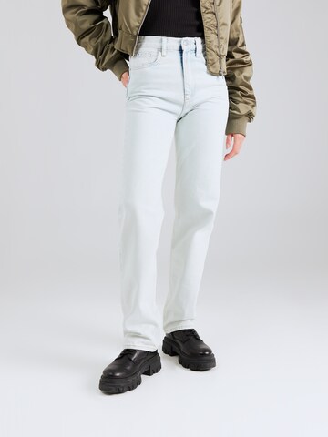 Regular Jean 'HIGH RISE STRAIGHT' Calvin Klein Jeans en bleu : devant