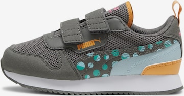 Baskets PUMA en gris : devant