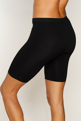 LASCANA Skinny Unterhose in Schwarz