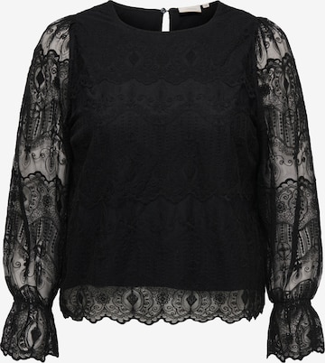 ONLY Carmakoma Blouse in Black: front