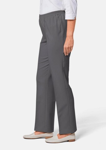 Goldner Regular Pleated Pants in Grey