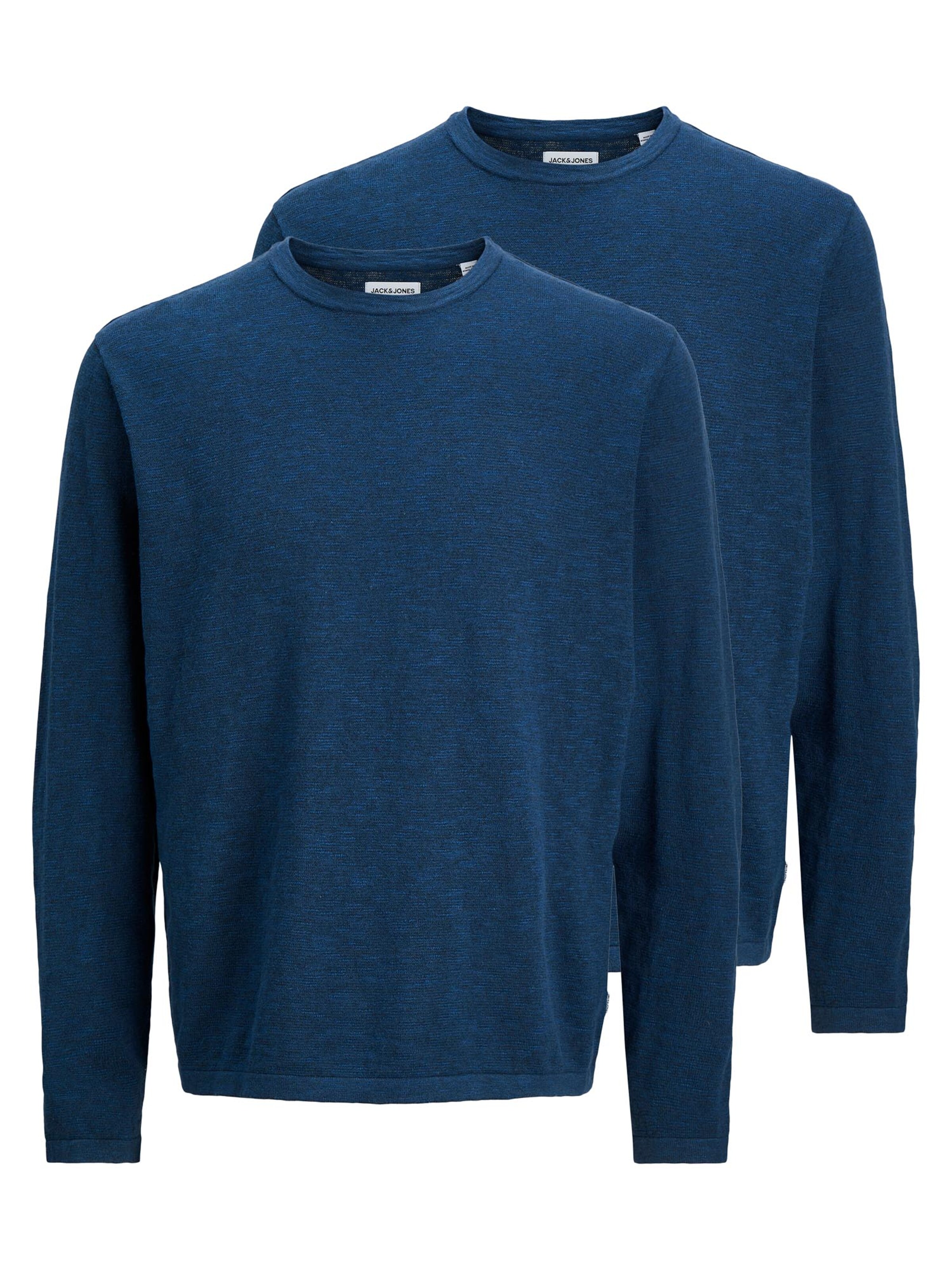 JACK & JONES Sweater 'Summer' in Blue: front