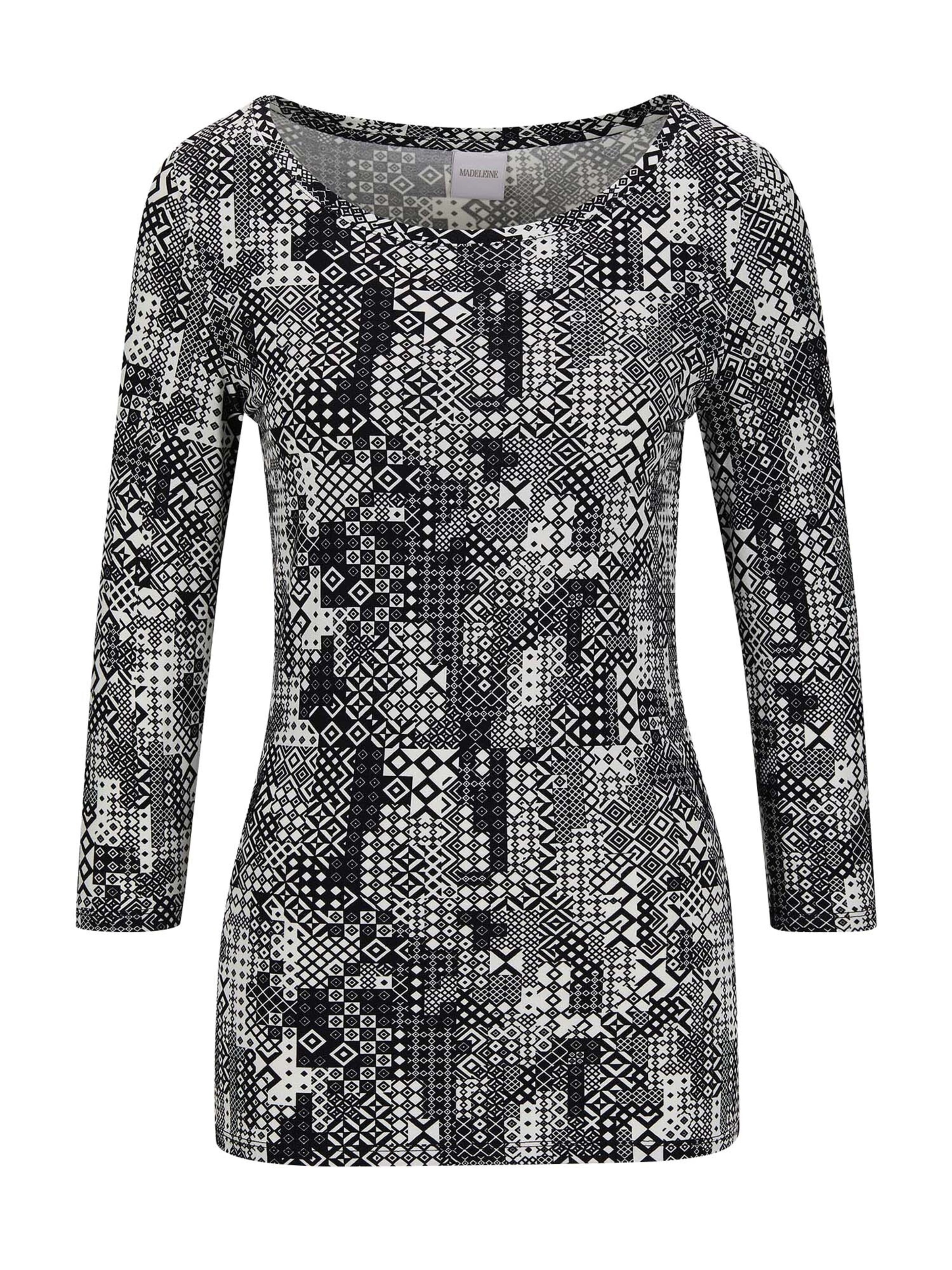 T-shirt MADELEINE en noir : devant