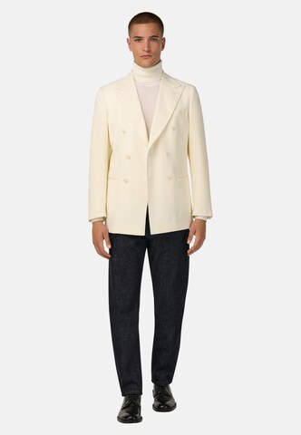 Boggi Milano Regular fit Business-colbert in Wit