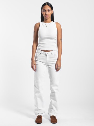 Dr. Denim Regular Jeans 'Drdenimarch Mid Straight' in Wit