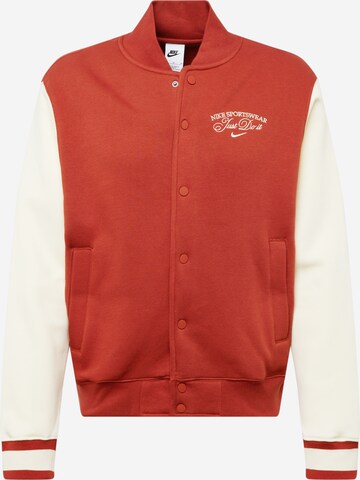 Nike Sportswear Jacke 'VARSITY' in Orange: predná strana