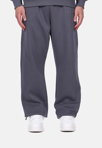 Dropsize Loosefit Hose in Grau: Vorderseite