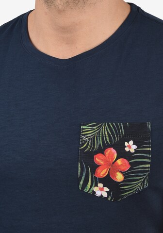 BLEND T-Shirt 'Florens' in Blau