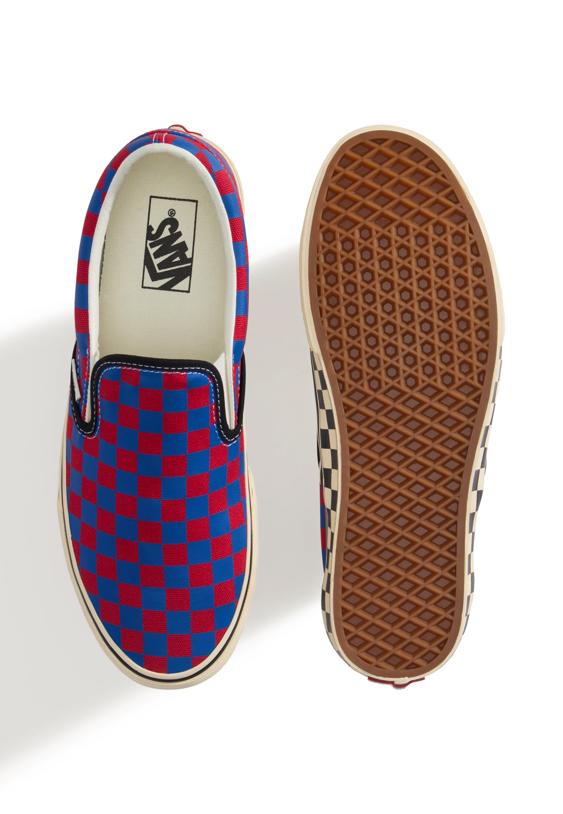 raudona VANS Batai be raištelių 'Classic'