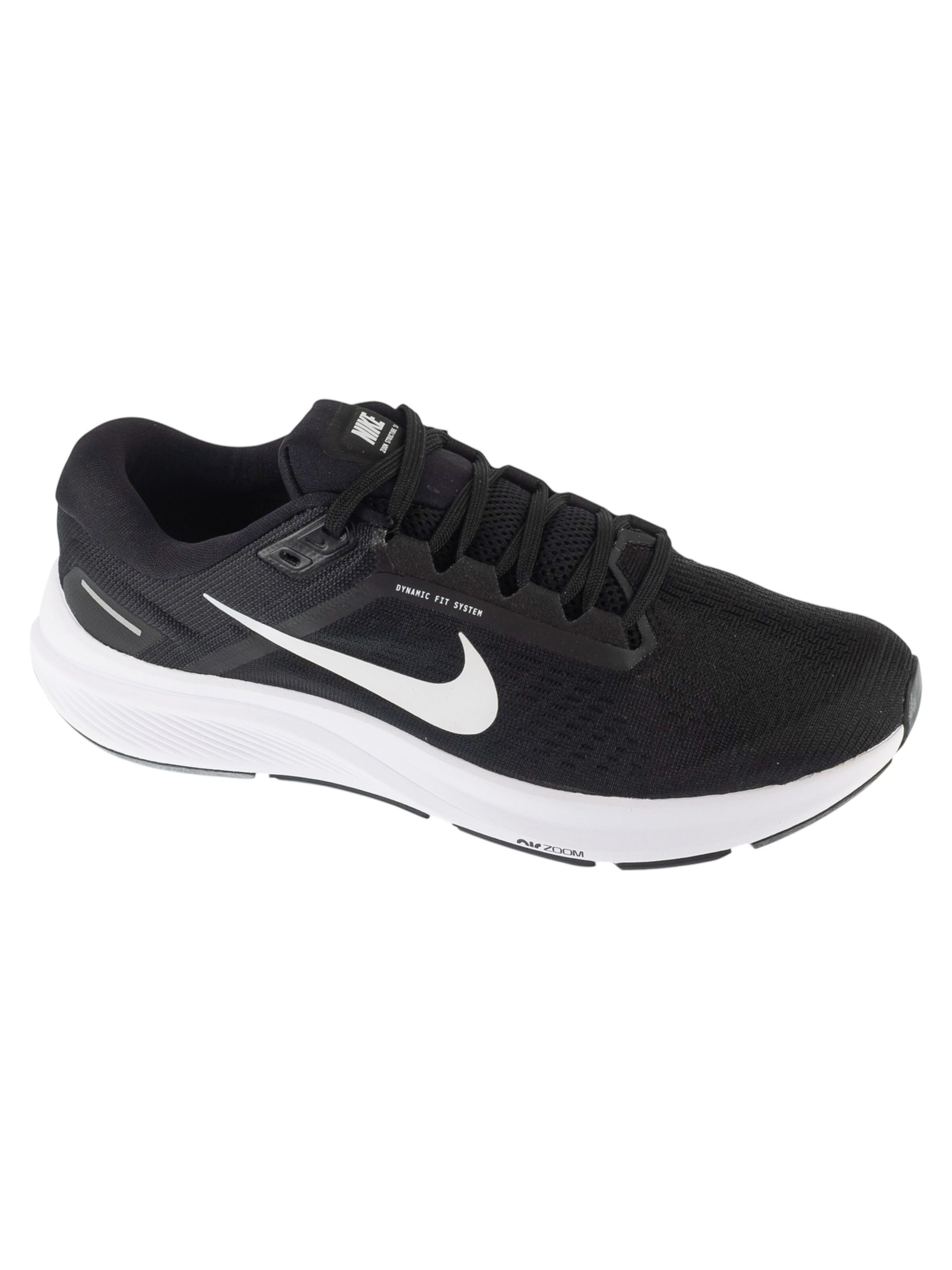 NIKE Running shoe 'Nike Air Zoom Structure 24' in Black: front