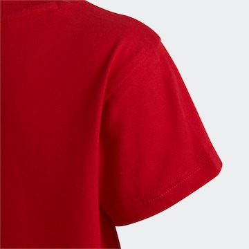ADIDAS ORIGINALS Majica 'Adicolor Trefoil' | rdeča barva
