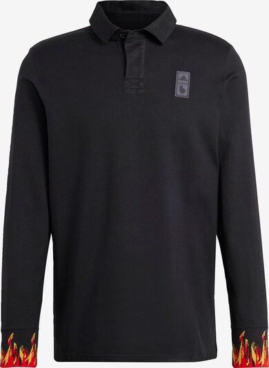ADIDAS PERFORMANCE T-Shirt fonctionnel 'Belgien Lifestyler' en gris / orange / rouge feu / noir, Vue avec produit
