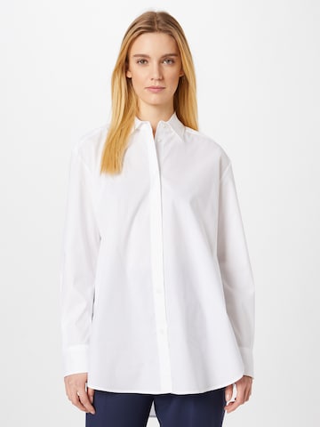 HUGO Bluzka w kolorze biały: przód