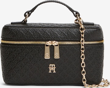 Geantă de umăr 'Vanity' de la TOMMY HILFIGER pe negru: față