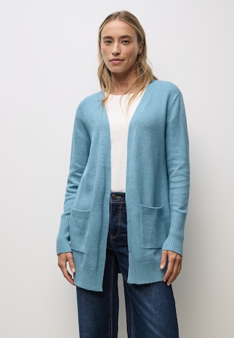 STREET ONE Strickjacke in Blau: Vorderseite