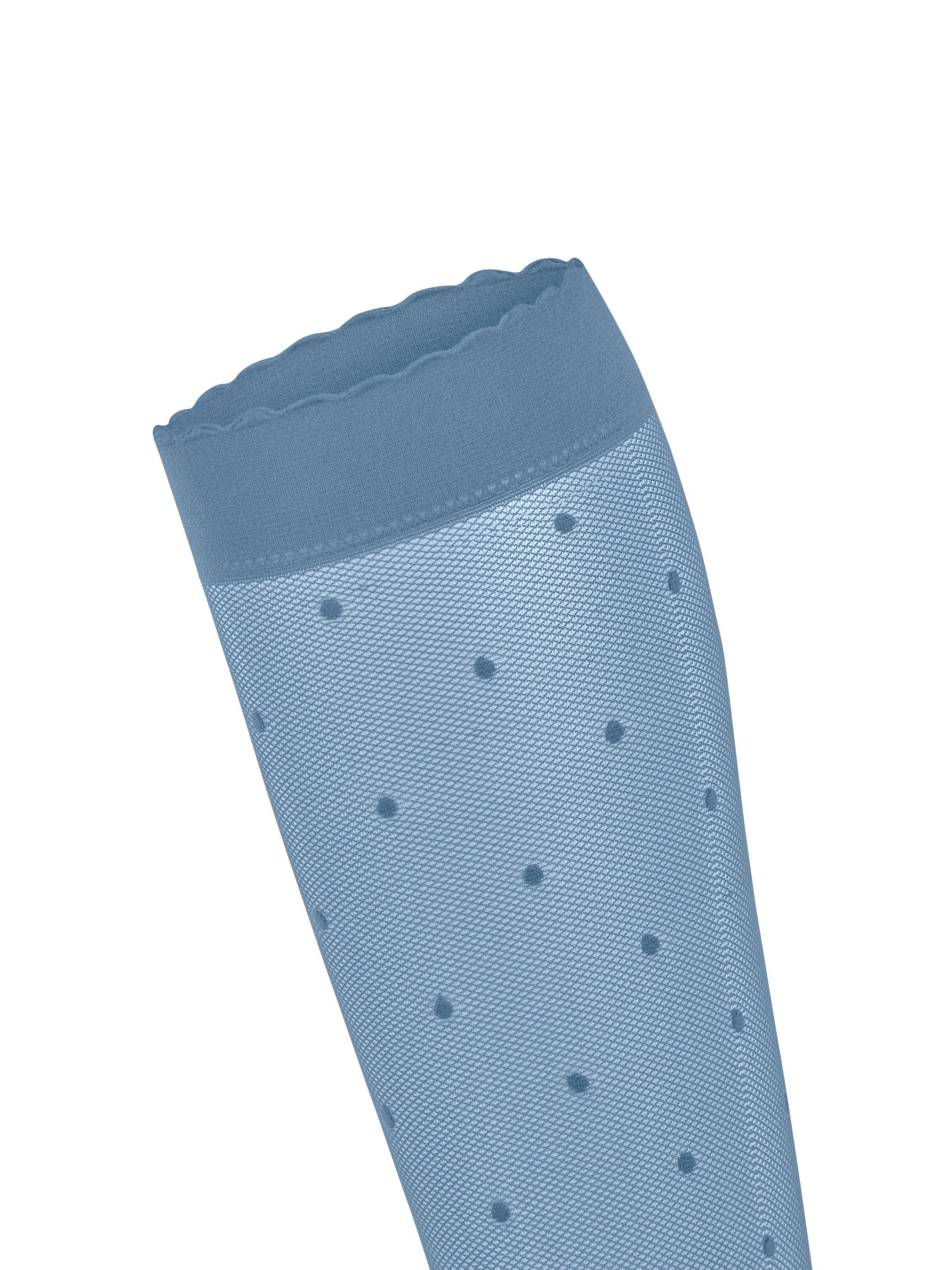 FALKE Over the Knee Socks 'Dot' in Blue