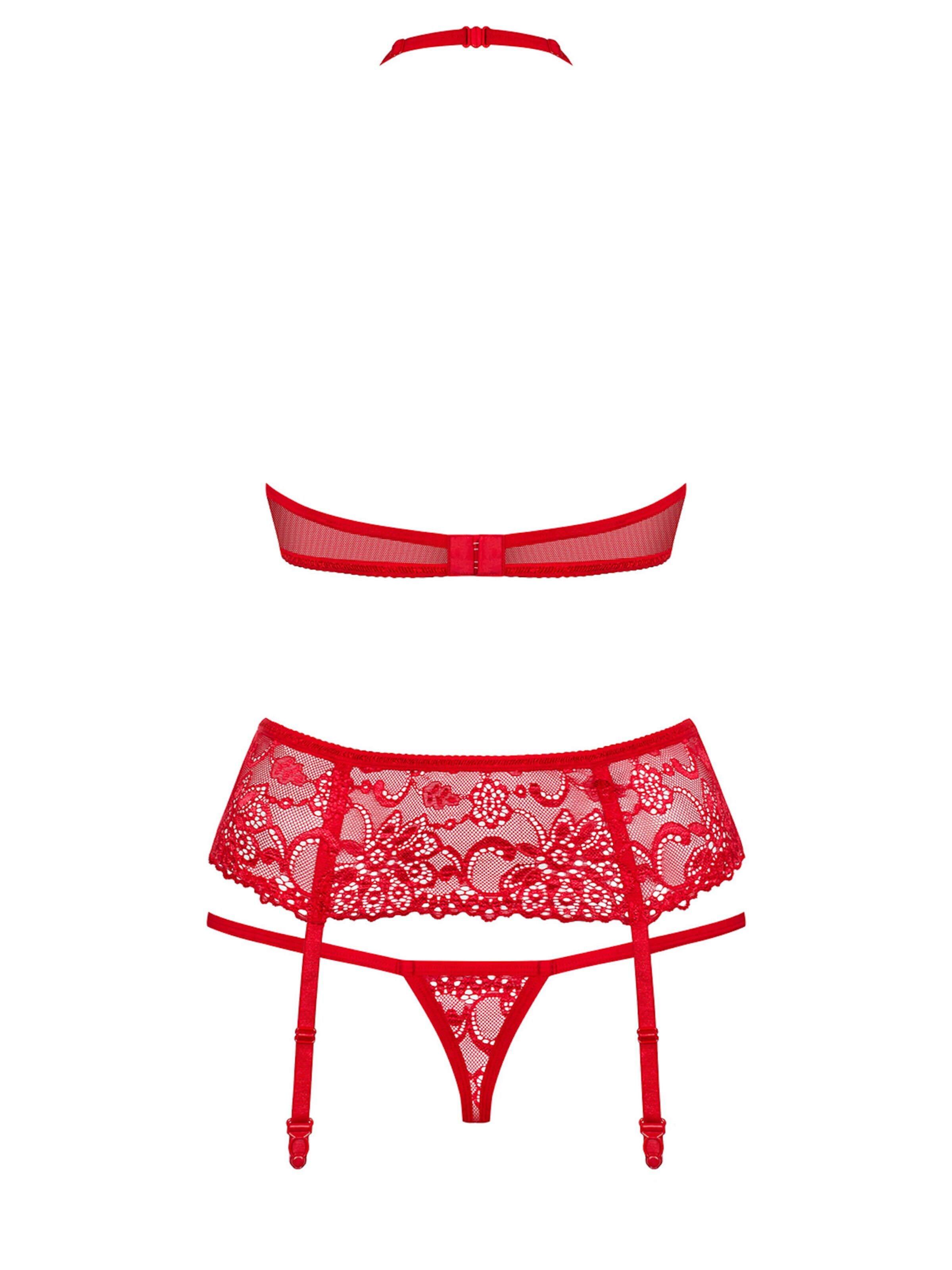 Obsessive Minimiser Underwear Sets in Red