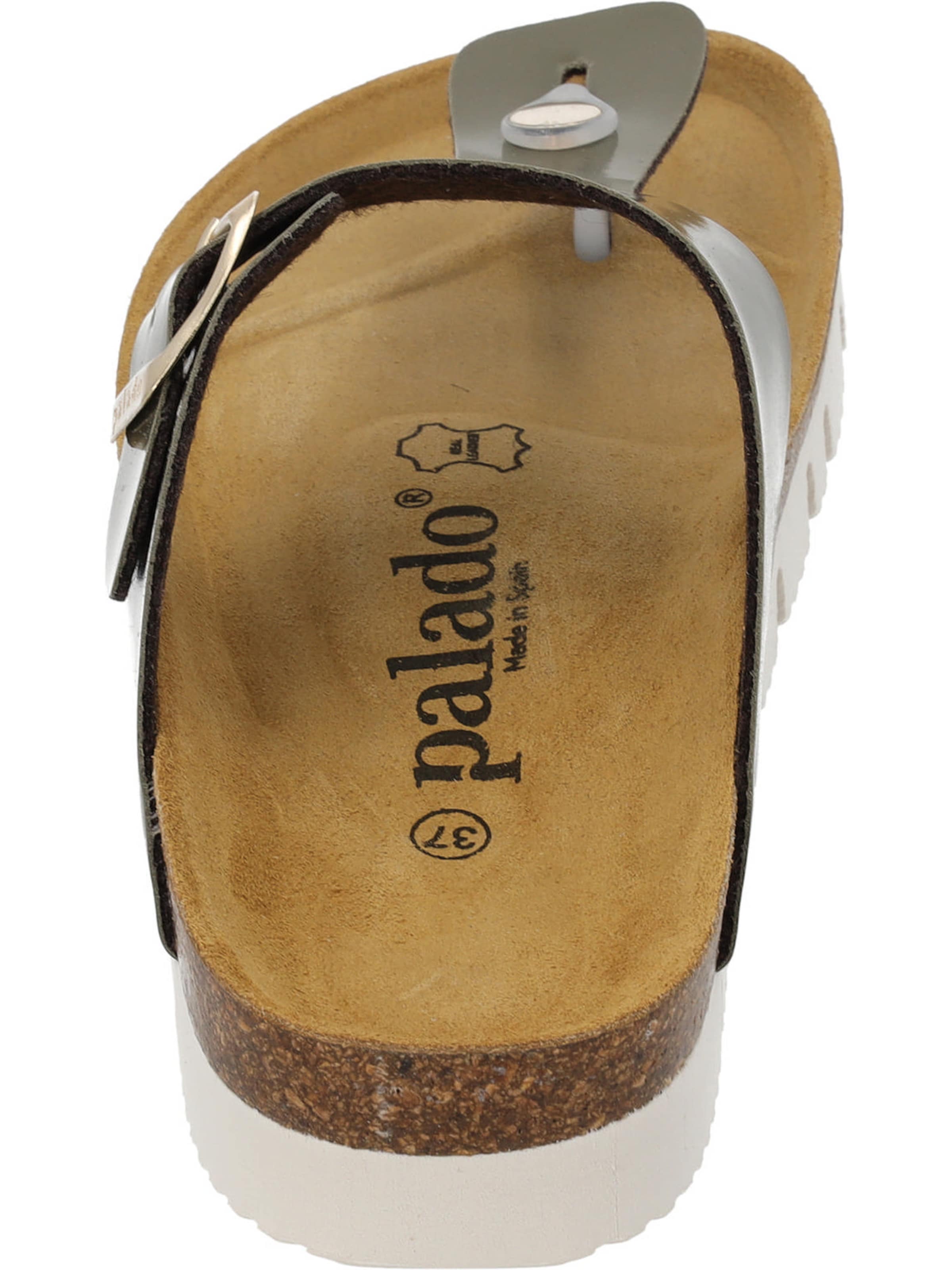 Palado T-bar sandals 'Palado Kos PL Lack' in Green