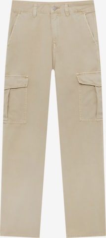 Pull&Bear Loosefit Hose in Beige: predná strana