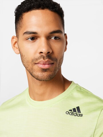 ADIDAS SPORTSWEAR Regular fit Λειτουργικό μπλουζάκι 'Tech Gradient' σε πράσινο