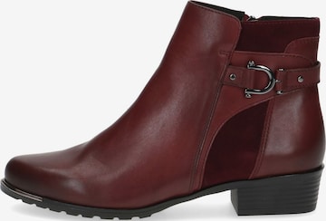 CAPRICE Ankle Boots in Rot