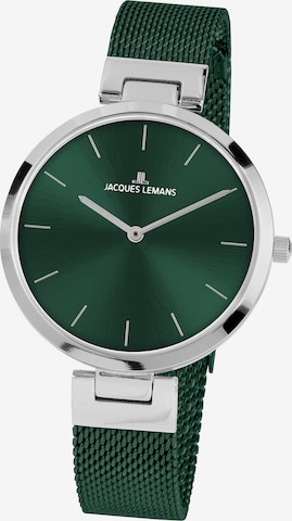 Jacques Lemans Analog Watch in Green: front